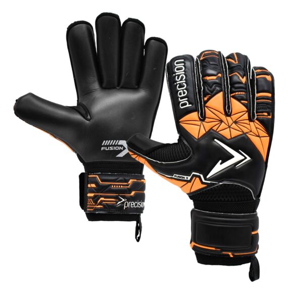 Precision Junior Fusion X Roll Finger Protect GK Gloves Thumbnail